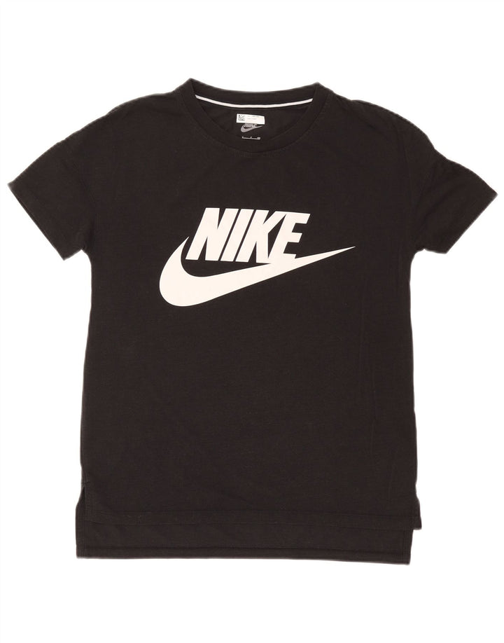 Nike Mens Graphic T-Shirt Top Small Black Modal