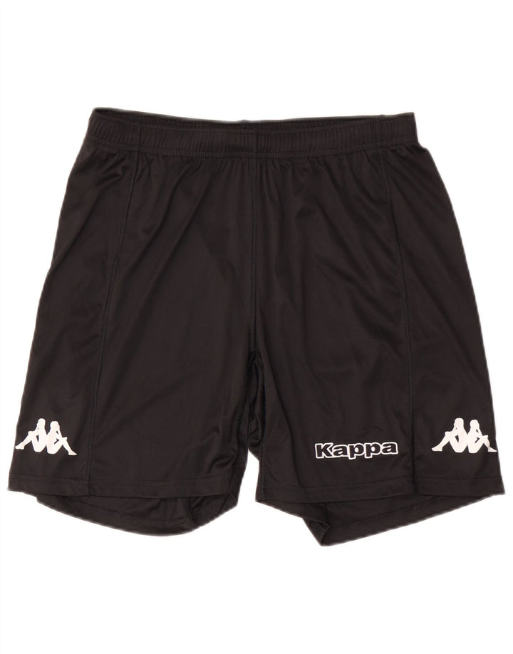 Kappa Herre grafiske sportsshorts Medium sort polyester