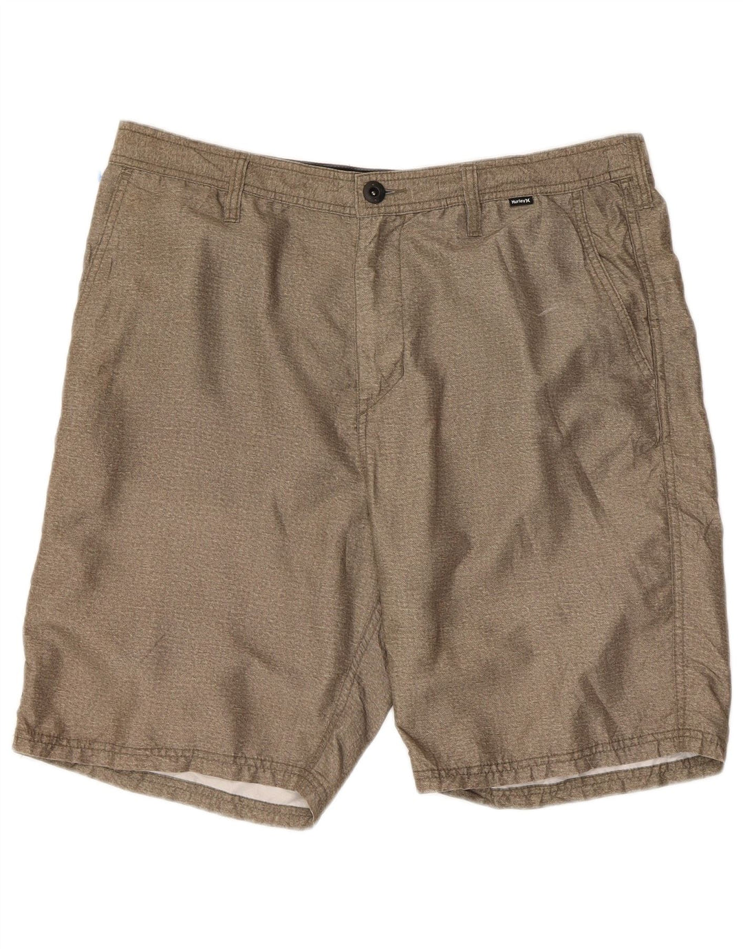 Męskie spodenki chino Hurley W34, duży, khaki, poliester