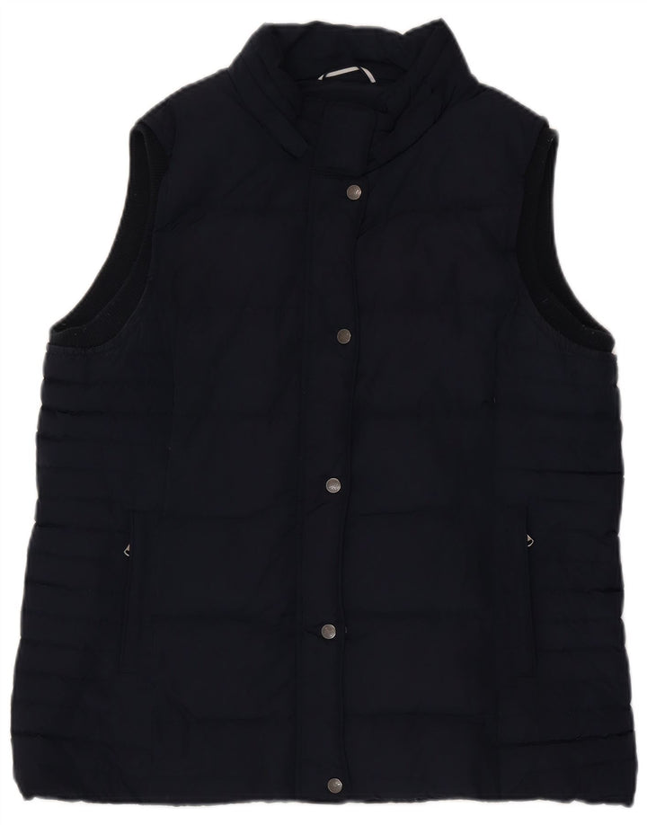 Crew Clothing Gilet régulier pour femme UK 16 Large Bleu marine Polyester