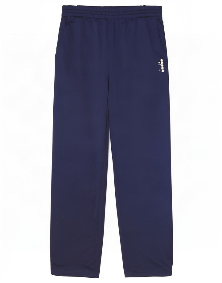 Diadora Mens Tracksuit Trousers Large Navy Blue Polyester
