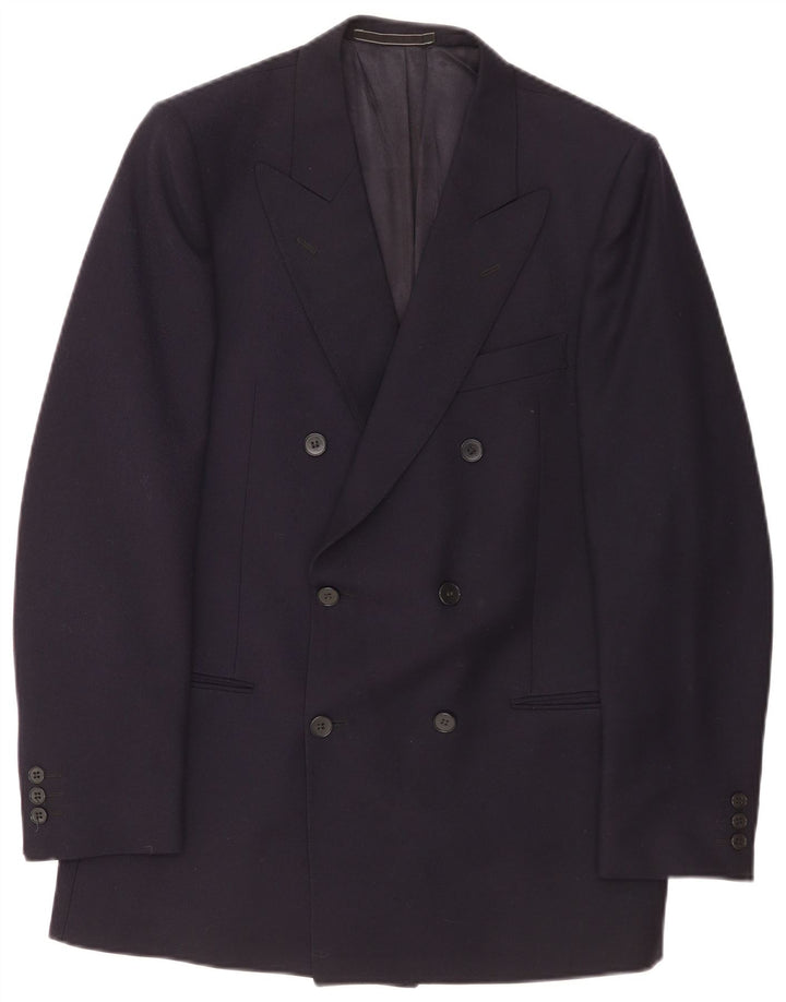 Ανδρικό σακάκι σακάκι με διπλό στήθος Facis IT 50 Large Navy Blue Wool