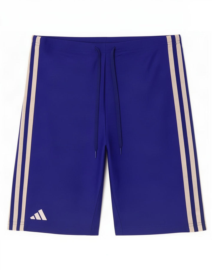 Pantaloncini sportivi da uomo Adidas Small blu in poliammide