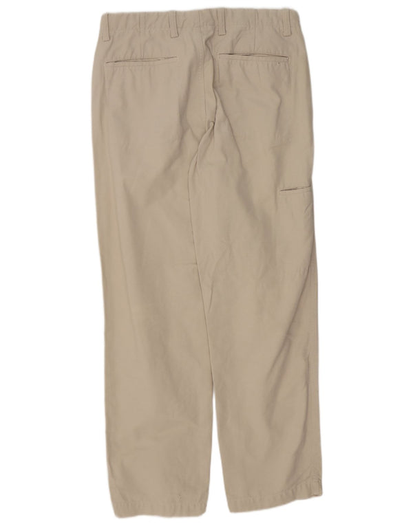 Calça Chino Reta Masculina Massimo Dutti EU 40 Médio W31 L30 Bege