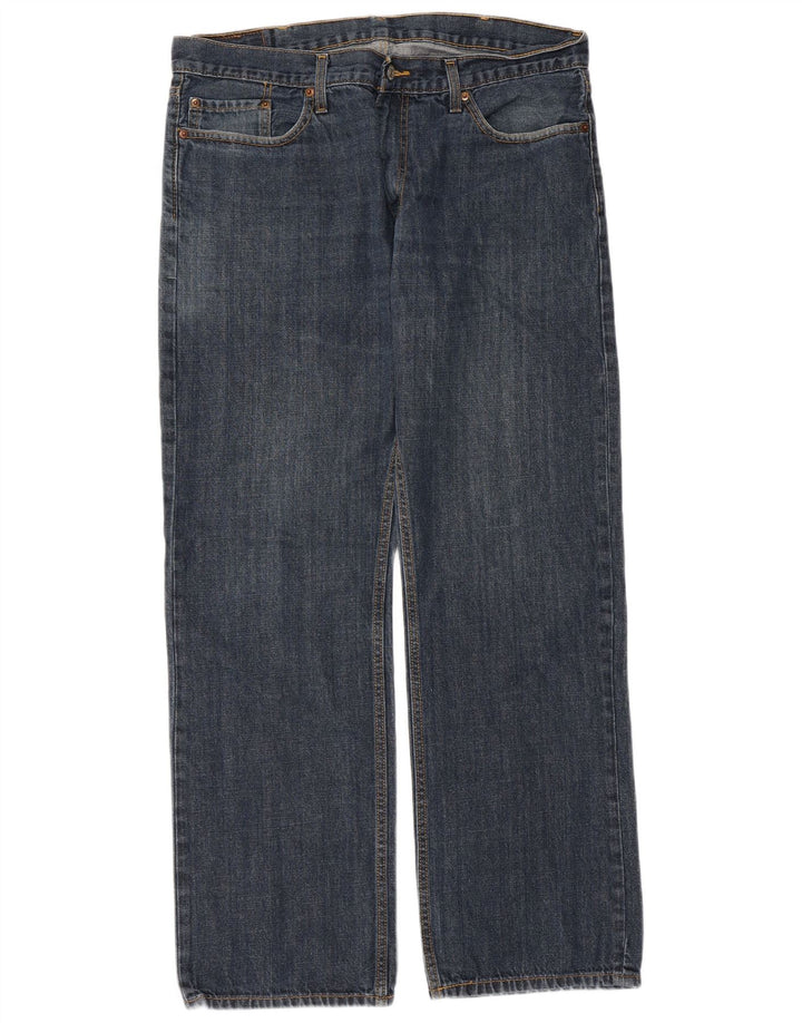 Мужские прямые джинсы Levi's 514 W38 L32 синие, хлопок