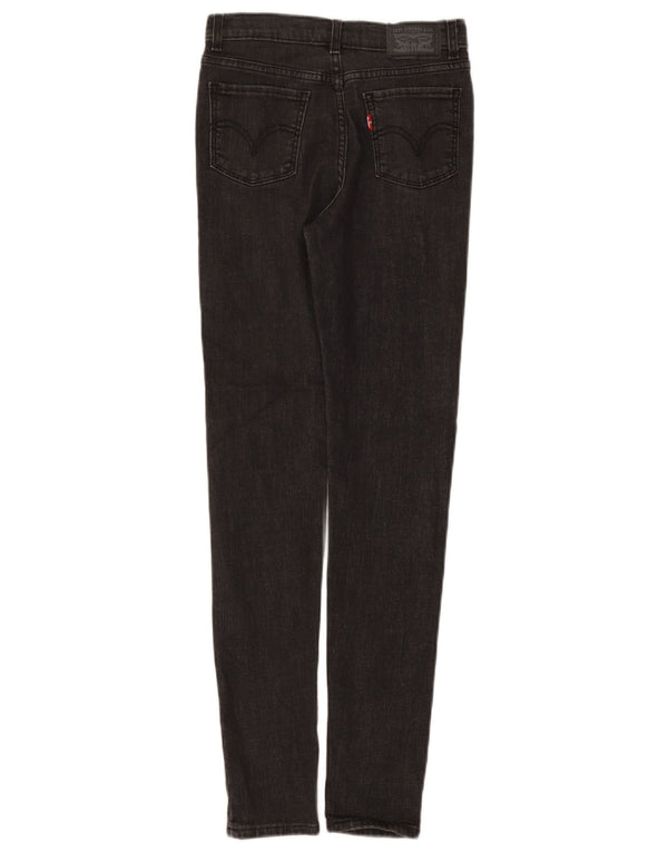 Levi's Girls 720 Jeans super skinny a vita alta 11-12 anni W24 L29 Nero