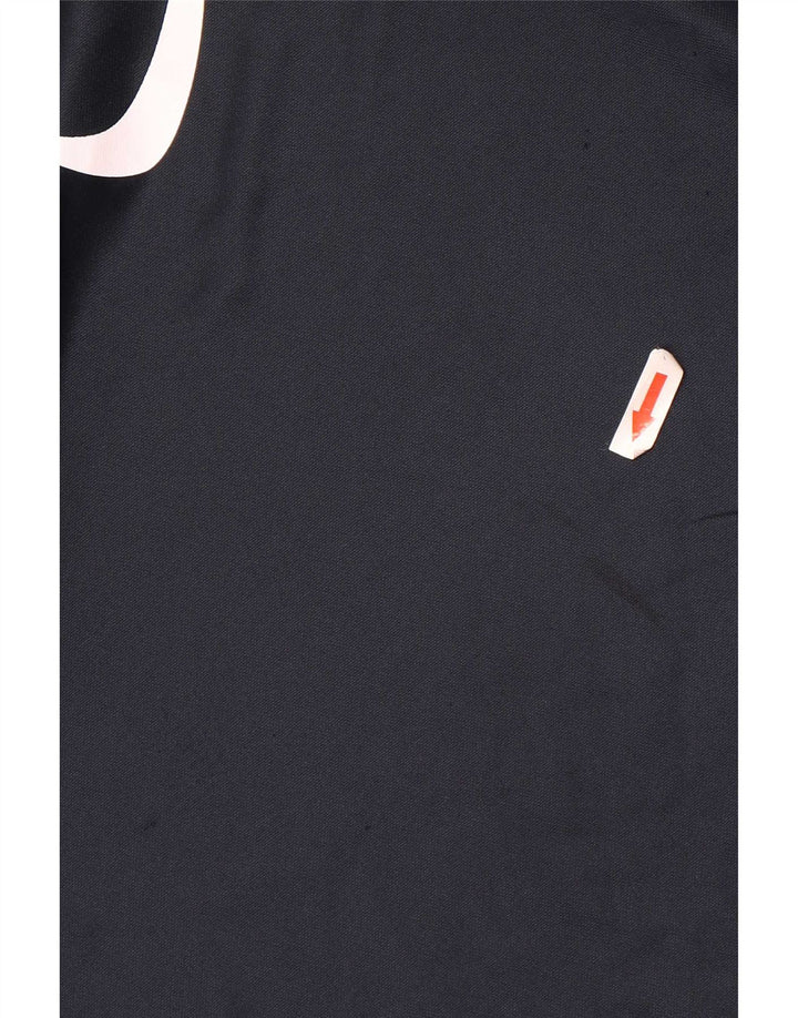 Nike Mens Dri Fit Graphic T-Shirt Top Large Navy Blue Colourblock Polyester