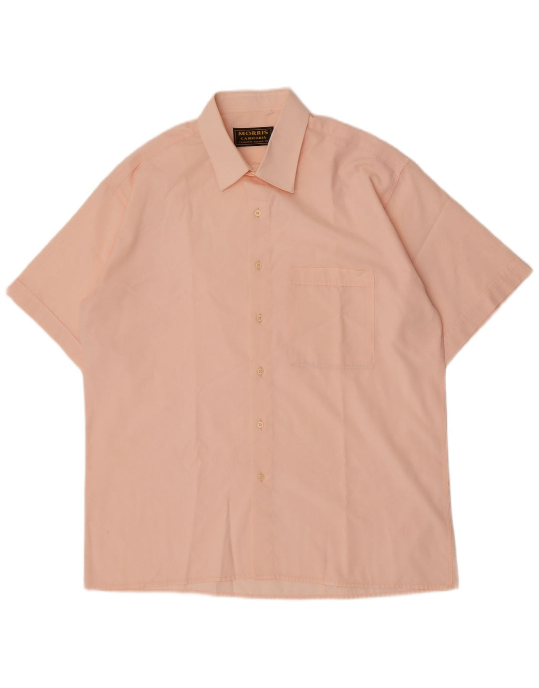 Morris  Mens Short Sleeve Shirt Large Pink