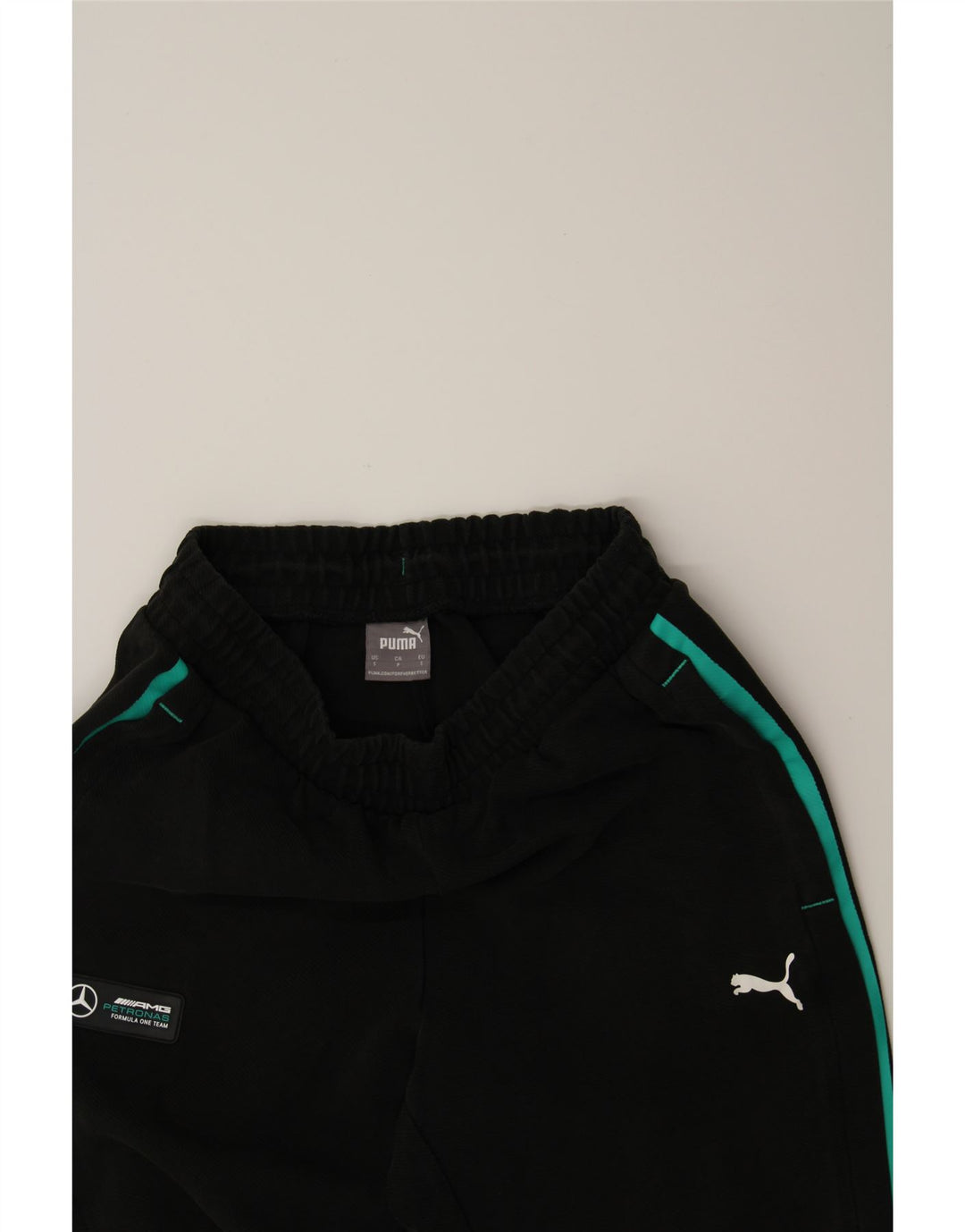 PUMA Mens Tracksuit Trousers Joggers Small Black Cotton Vintage Puma and Second-Hand Puma from Messina Hembry 