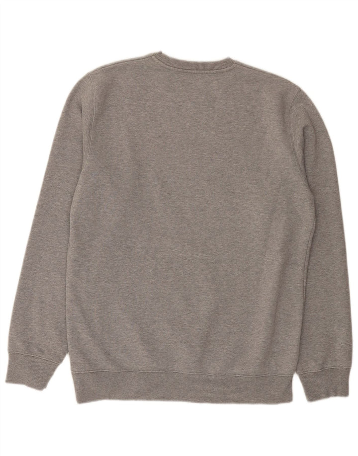 Carhartt Mens Graphic Regular Fit Moletom Jumper Médio Algodão Cinza