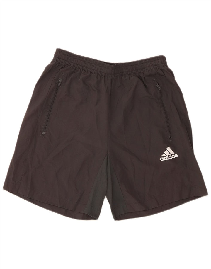 Adidas Mens Aeroready Sport Shorts Small  Grey Polyester