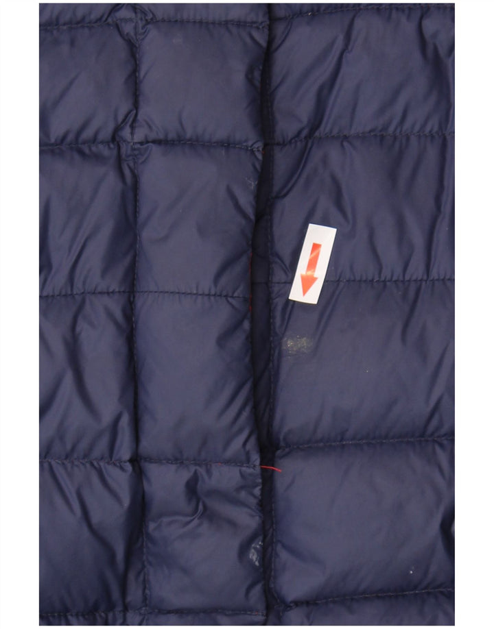 Armani Jeans Chaqueta acolchada para mujer IT 44 Medium Azul marino Colorblock