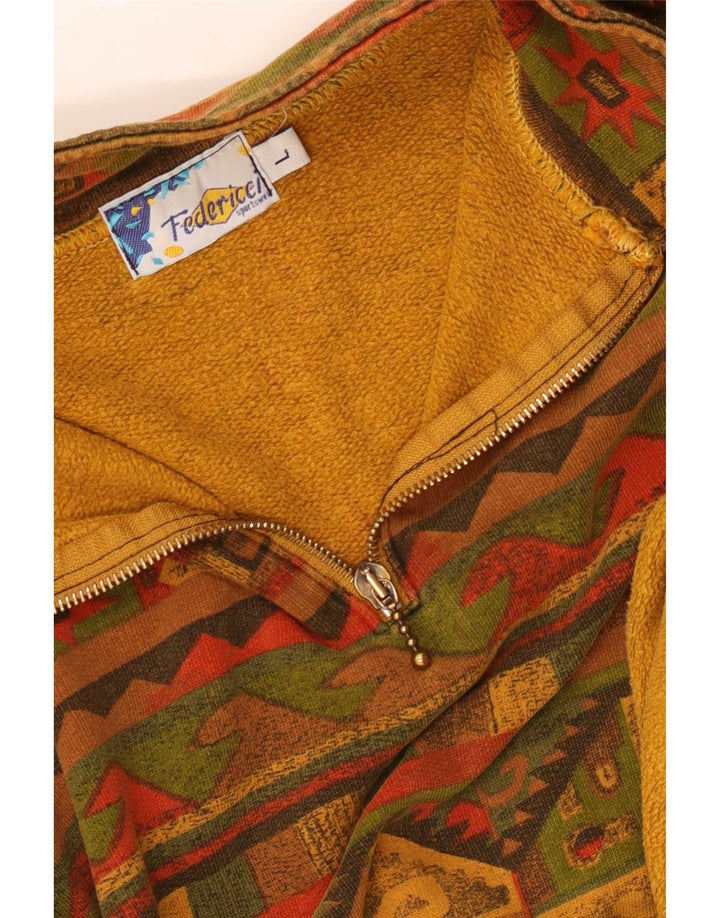 Vintage Womens Oversized Sweatshirt Jumper UK 16 Large Multicoloured