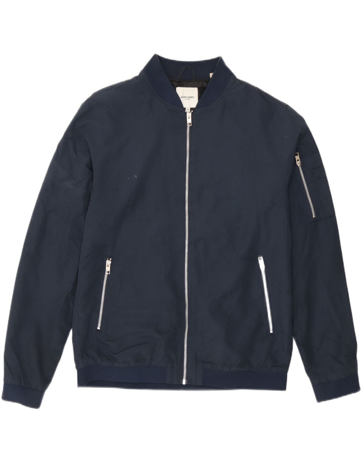 Giacca bomber da uomo Jack & Jones UK 42 XL Blu Navy