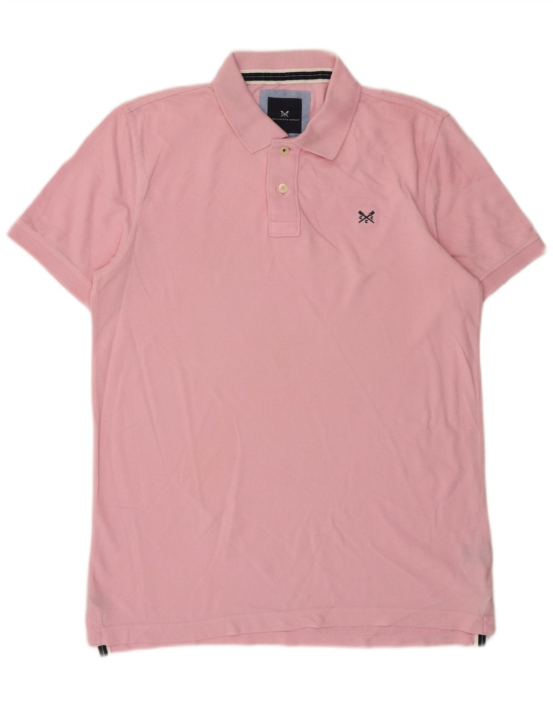 J. Crew Mens Polo Shirt Medium Pink Cotton