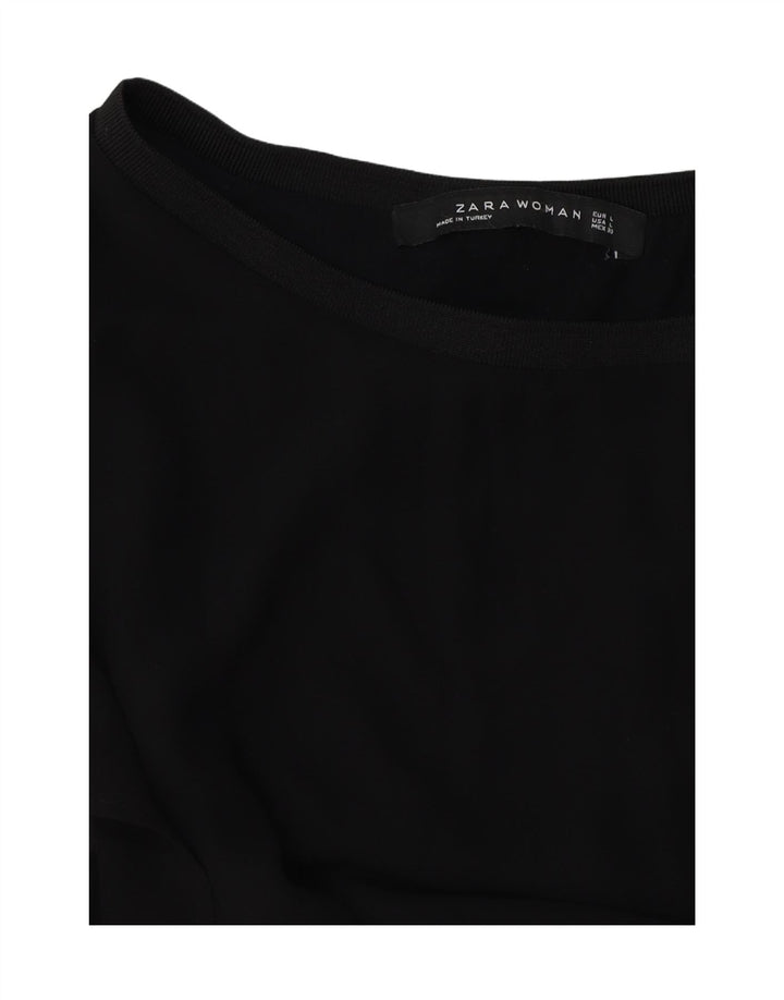 Bluză pentru femei ZARA UK 16 Large Negru