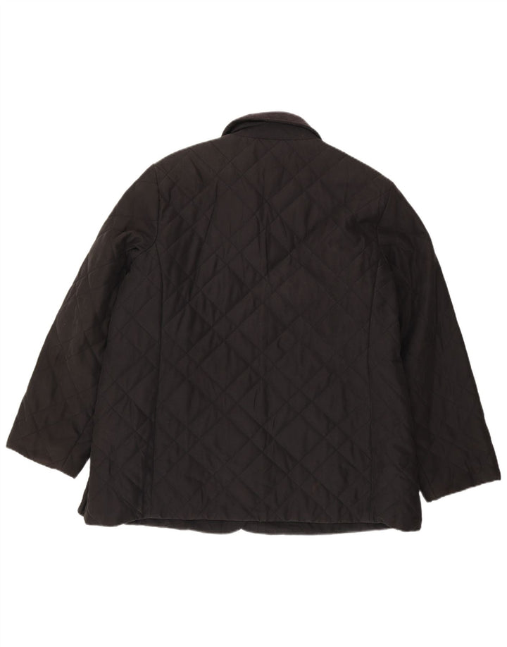 Женская стеганая куртка Marks & Spencer UK 20 2XL, черный полиэстер