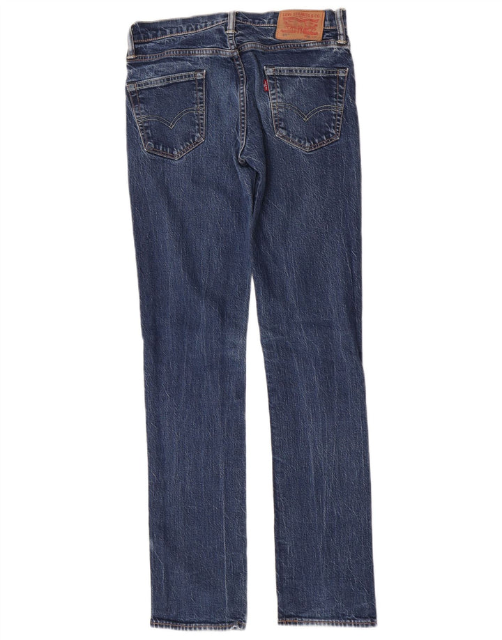 Levi's Mens 511 Slim Jeans W30 L34 Blue Cotton
