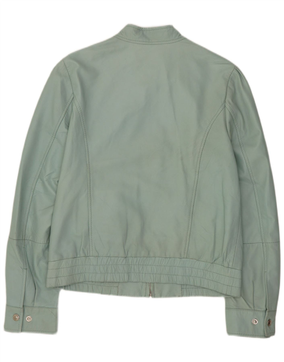 Conbipel Damen Leder Bikerjacke IT 44 Mittelgrünes Leder