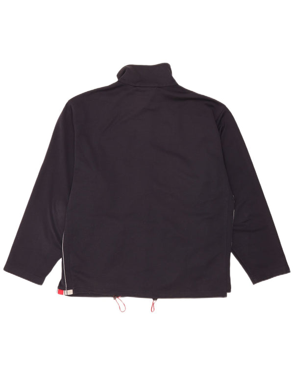 Lotto Mens Regular Fit Tracksuit Top Jacket Large Black