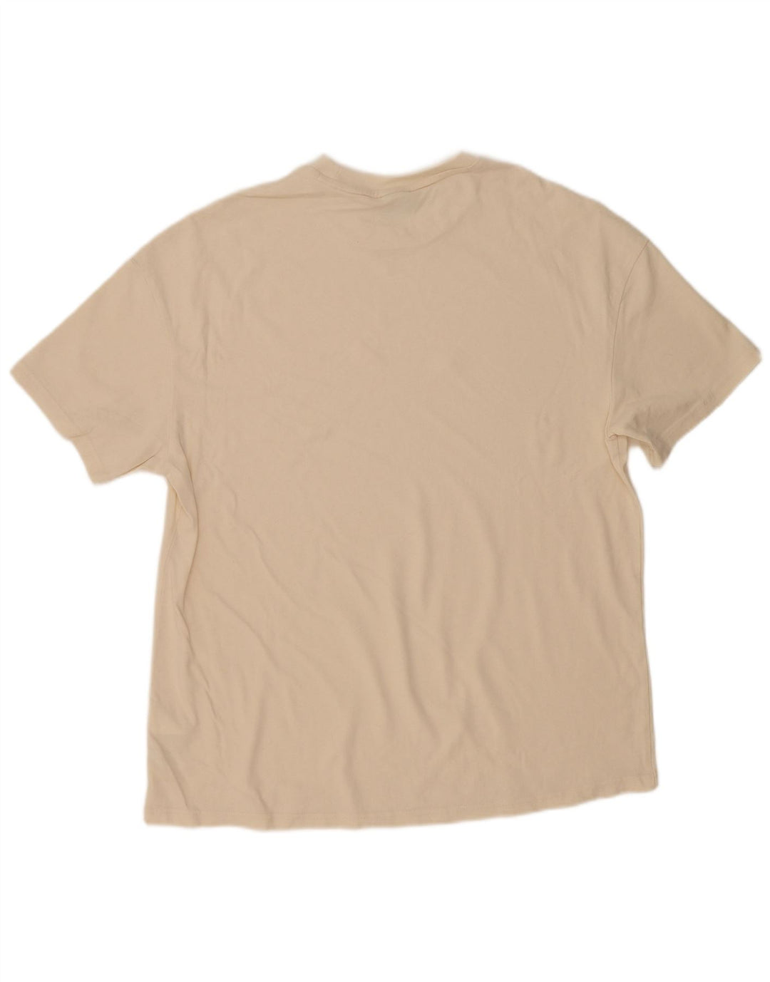 PUMA Mens T-Shirt Top Medium Beige Cotton