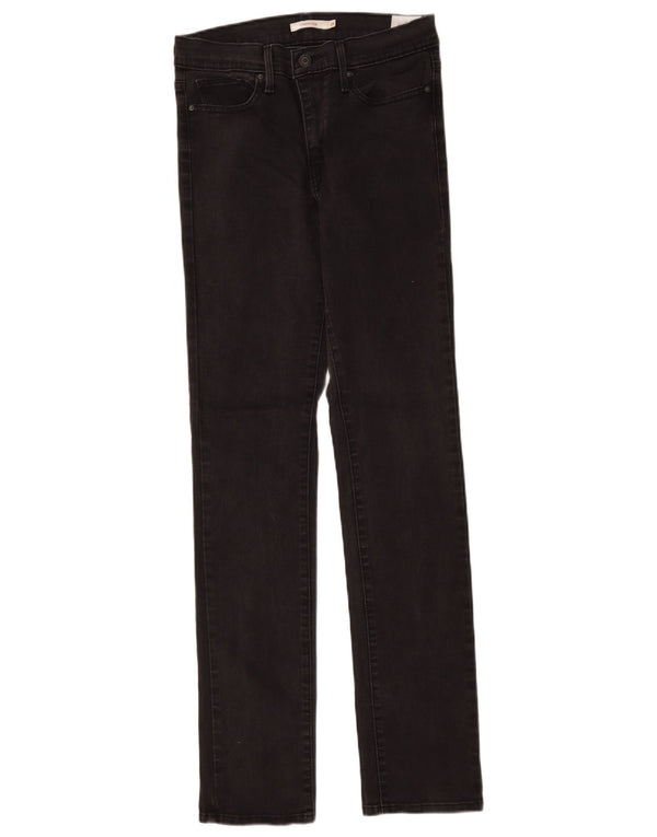 Levi's Damen Slim Slim Jeans W29 L32 Schwarz Baumwolle