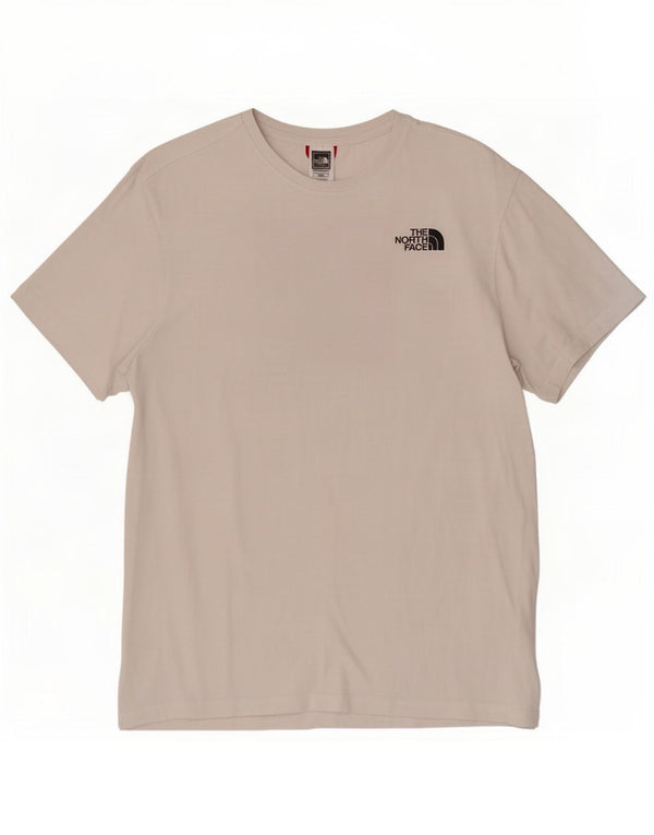 The North Face Mens Graphic T-Shirt Top Medium White Cotton