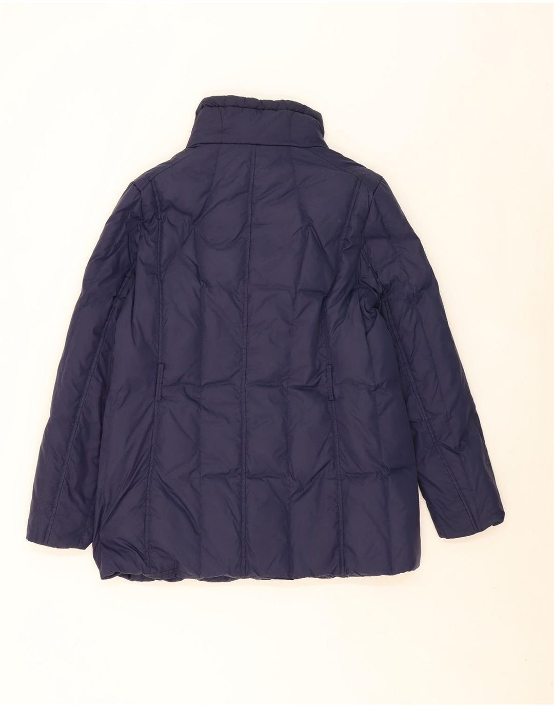 RALPH LAUREN Womens Padded Jacket UK 16 Large Navy Blue Polyester