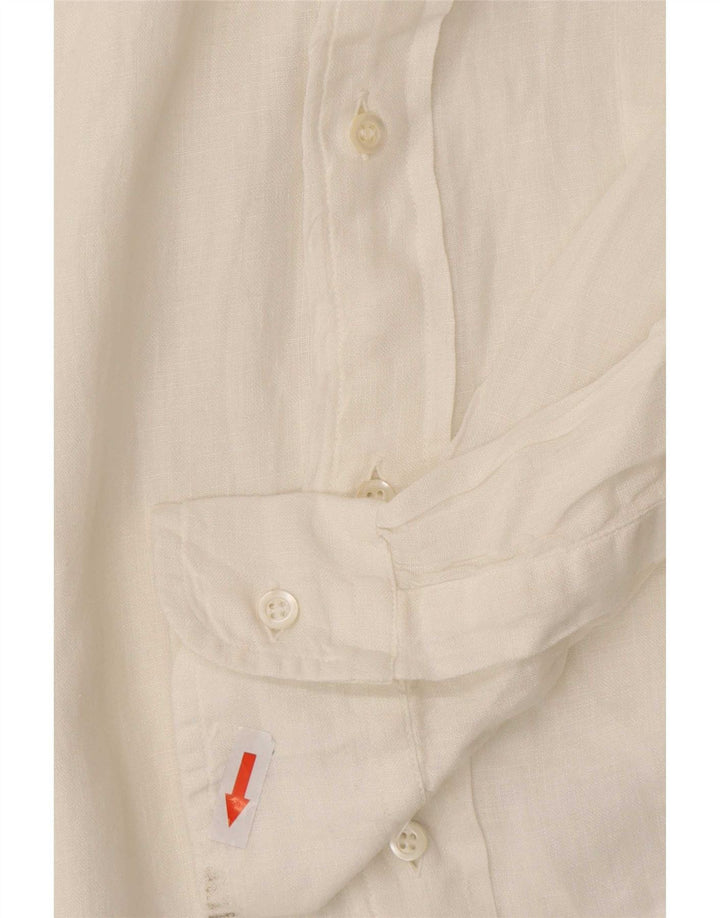 Alberto Aspesi Chemise Homme Taille 42 16 1/2 Large Blanc