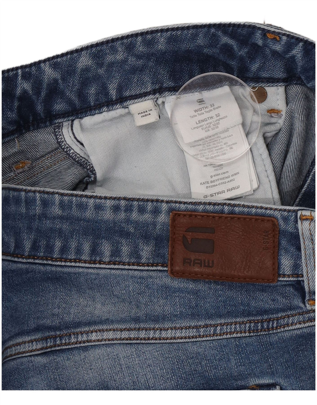 G-Star Herre Kate Slim Jeans W32 L28 Blå Bomuld