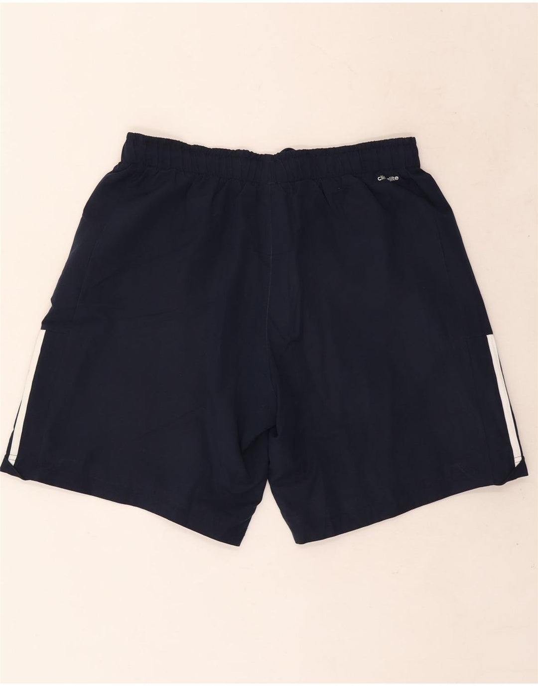 Pantaloncini sportivi Adidas Climalite da uomo di grandi dimensioni in poliestere blu navy