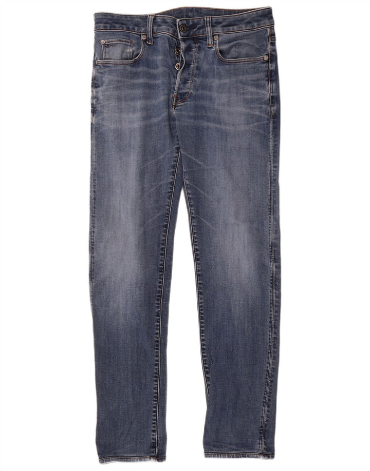 G-Star Womens Slim Jeans W29 L30 Blue Cotton