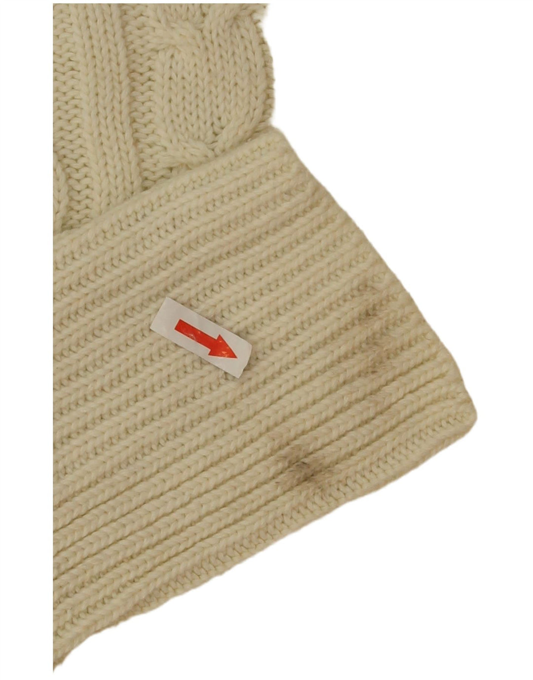 Marks & Spencer Womens Boat Neck Jumper Sweater UK 16 Large Beige Polyester