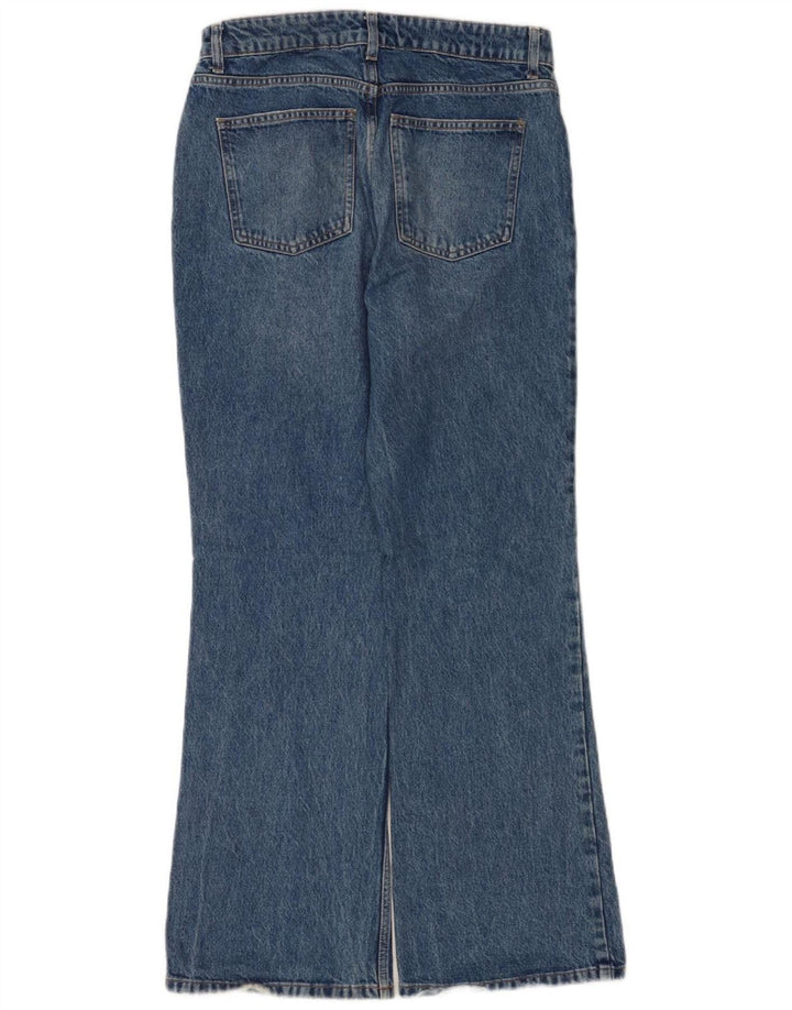 Topshop Womens Bootcut Jeans W32 L32 Blue Cotton