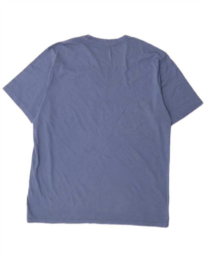 Levi's Mens Relaxed Fit Graphic T-Shirt Top Medium Blue Cotton