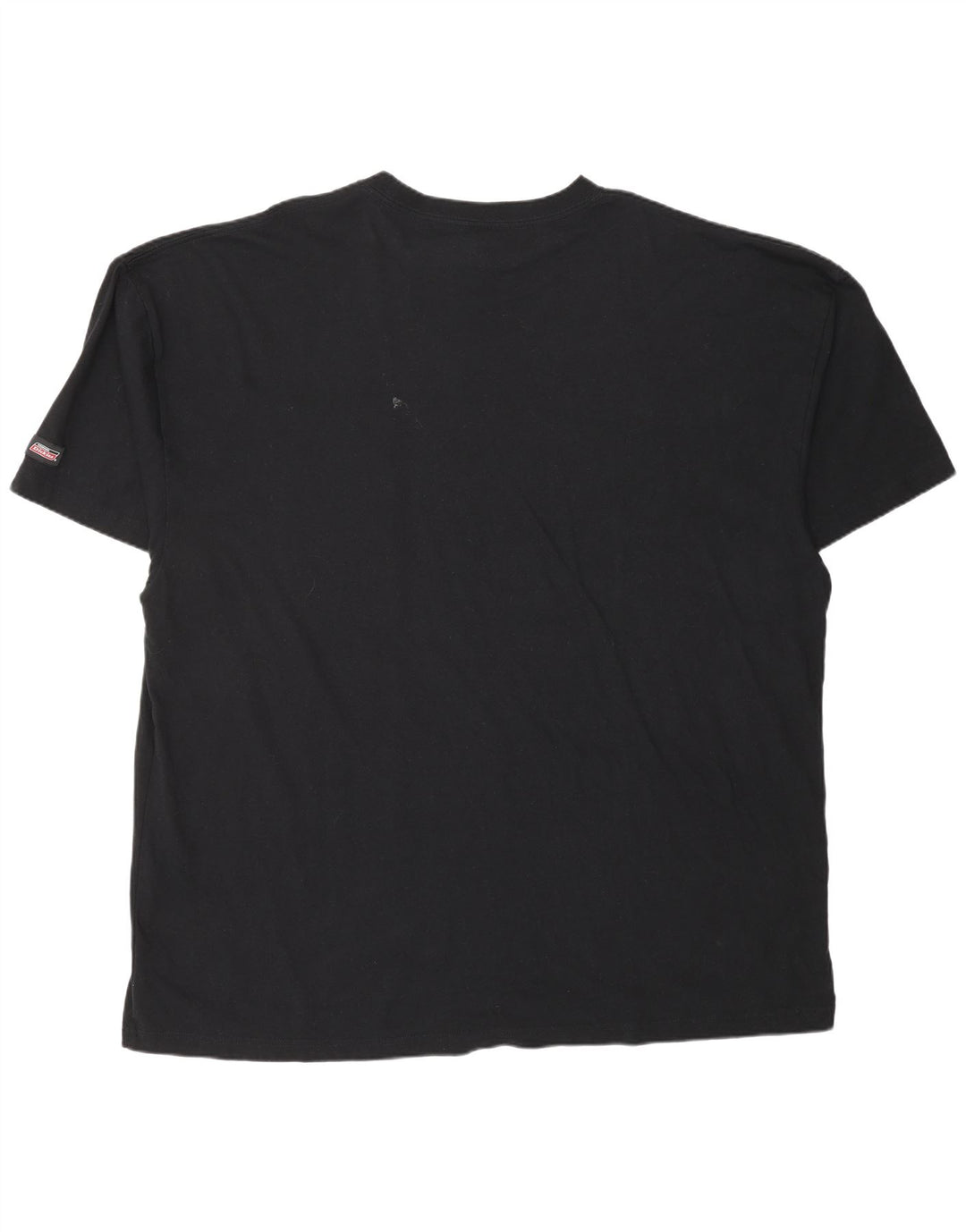 DICKIES Mens T-Shirt Top 4XL Black Cotton