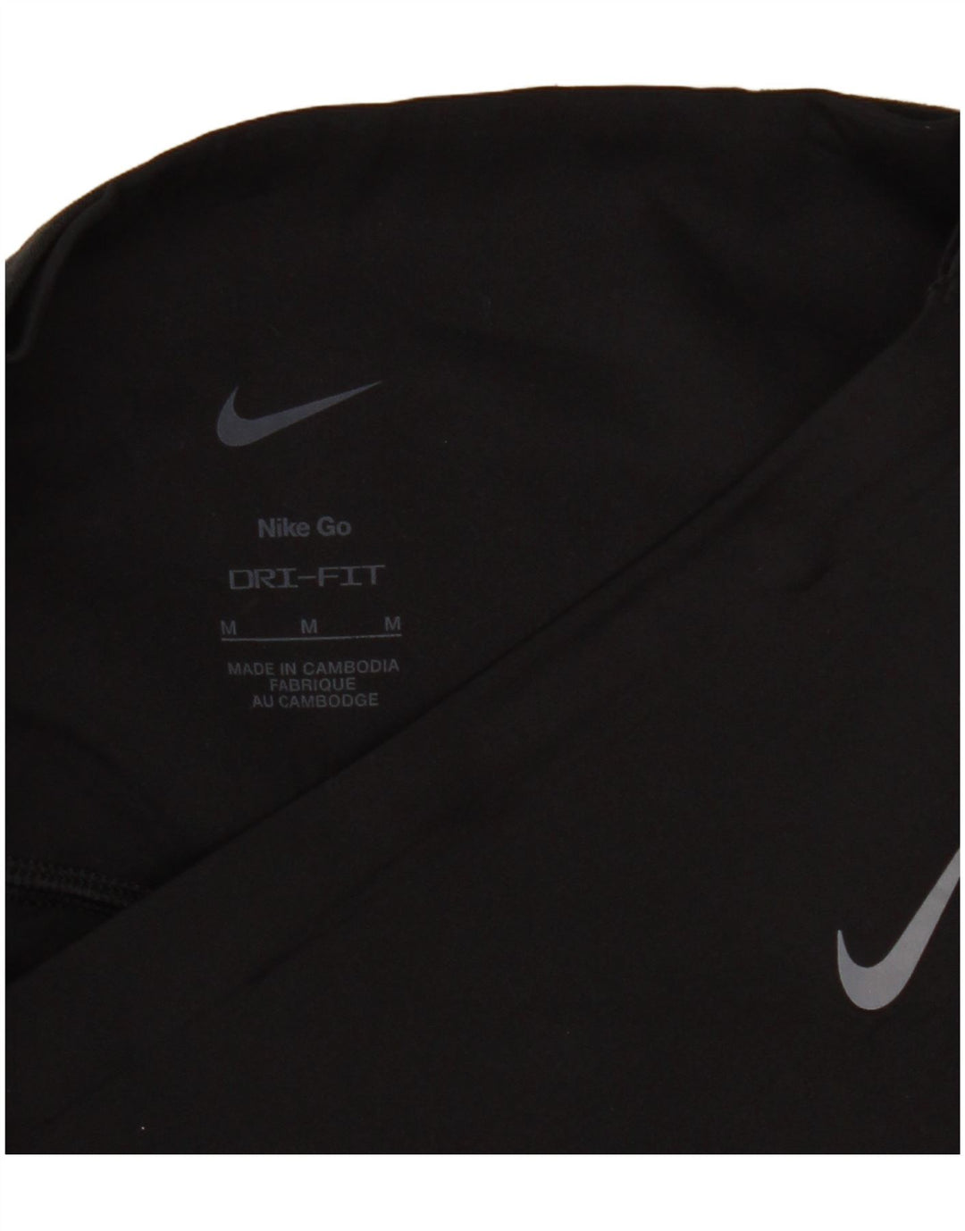 NIKE Dame Dri Fit Capri Leggings UK 12 Medium Sort