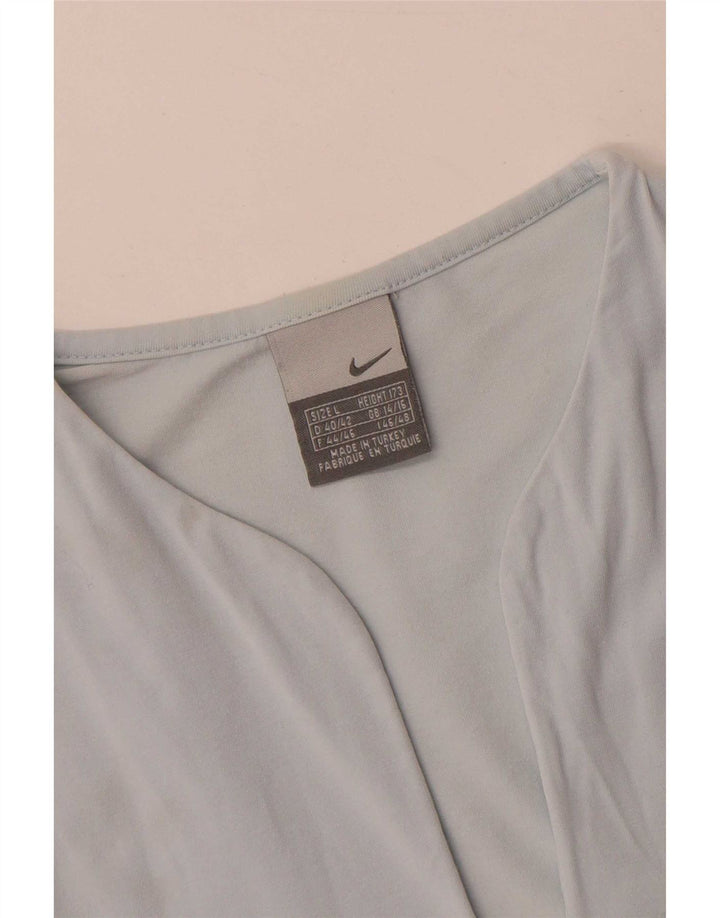 Nike Womens T-Shirt Top UK 14/16 Large Blue