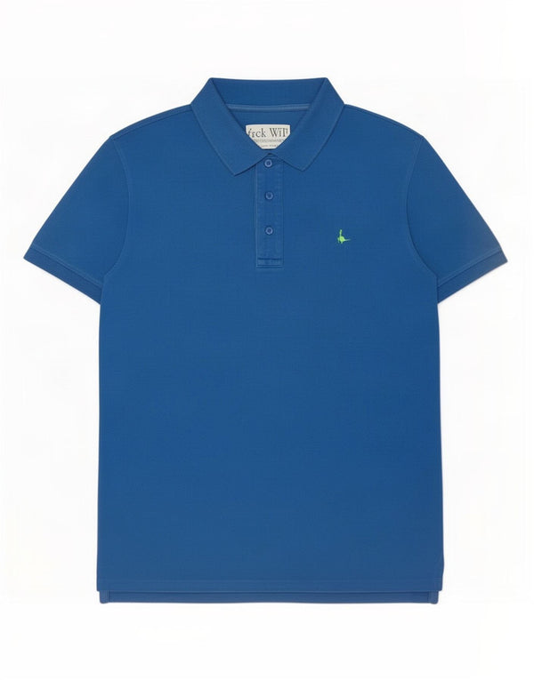 Polo da uomo Jack Wills grande in cotone blu