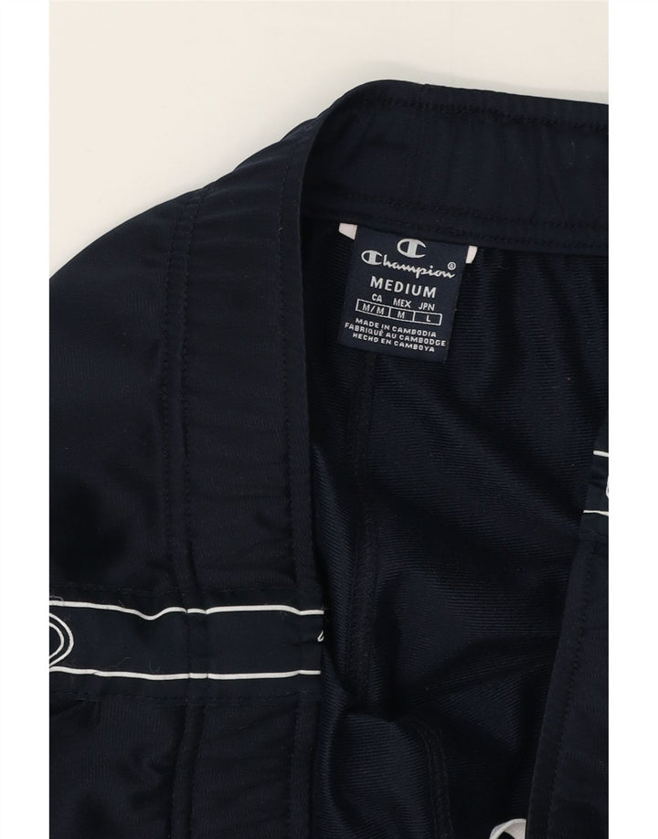 Champion Mens Graphic Tracksuit Trousers Joggers Medium  Navy Blue
