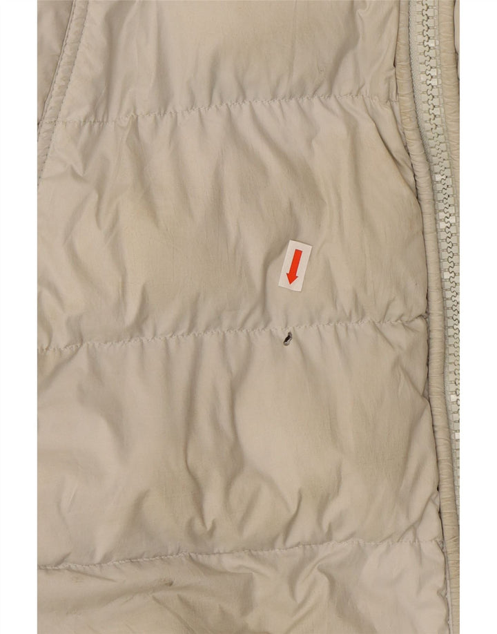 G-STAR Mens Hooded Padded Jacket UK 40 Large Grey Polyester