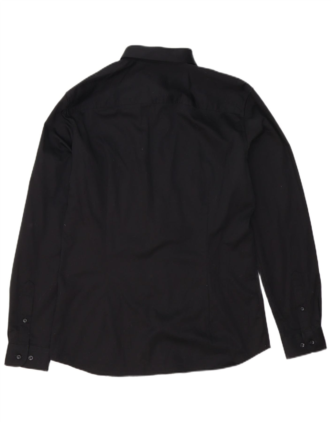 Jack & Jones Mens Shirt Large Black Cotton