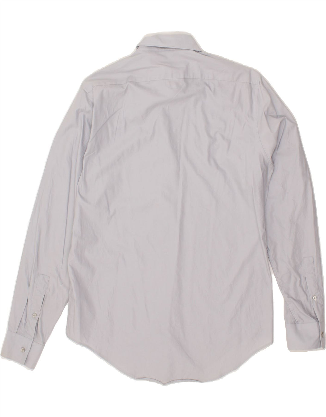 DKNY Mens Slim Fit Shirt Size 15 Medium Blue Cotton Vintage Dkny and Second-Hand Dkny from Messina Hembry 