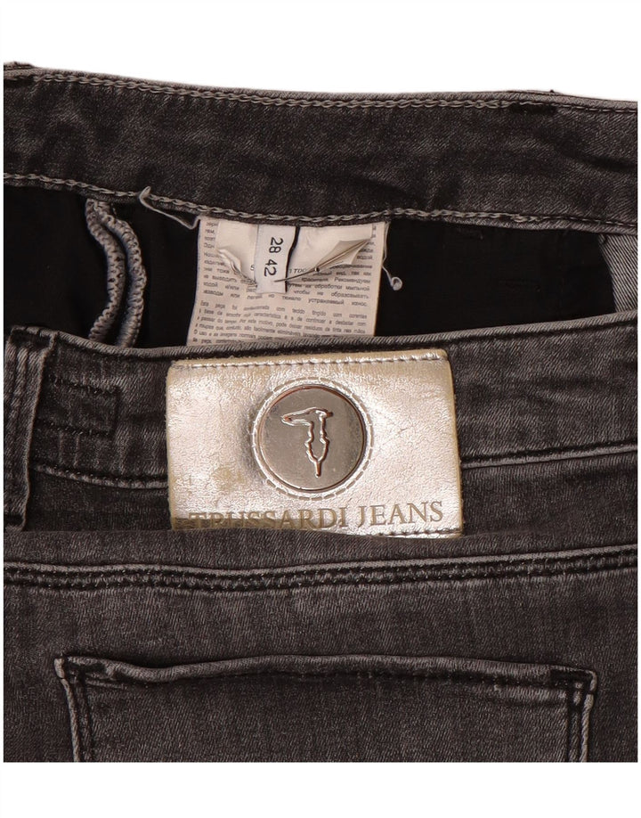 Trussardi blugi subțiri pentru femei W28 L28 gri
