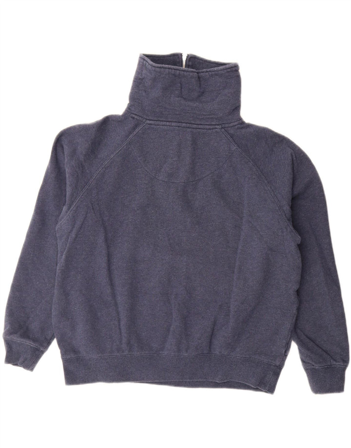 CREW CLOTHING Womens Oversized Sweatshirt Jumper UK 10 Small Navy Blue