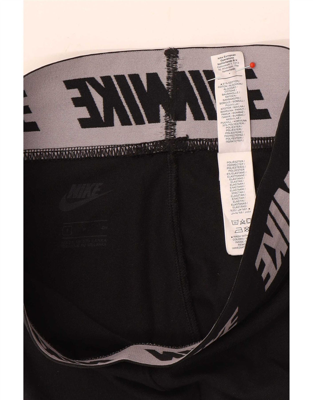 Γυναικεία γραφικά κολάν Nike UK 8 Small Black