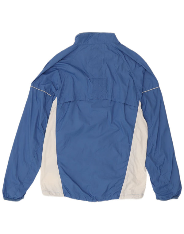 Nike Mens Treino Top Jacket Pequeno Azul Colourblock Nylon