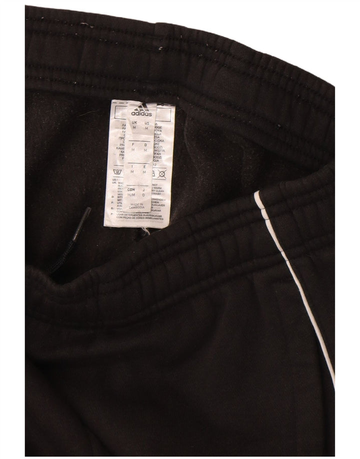 Adidas Mens Tracksuit Trousers Joggers Medium  Black Cotton