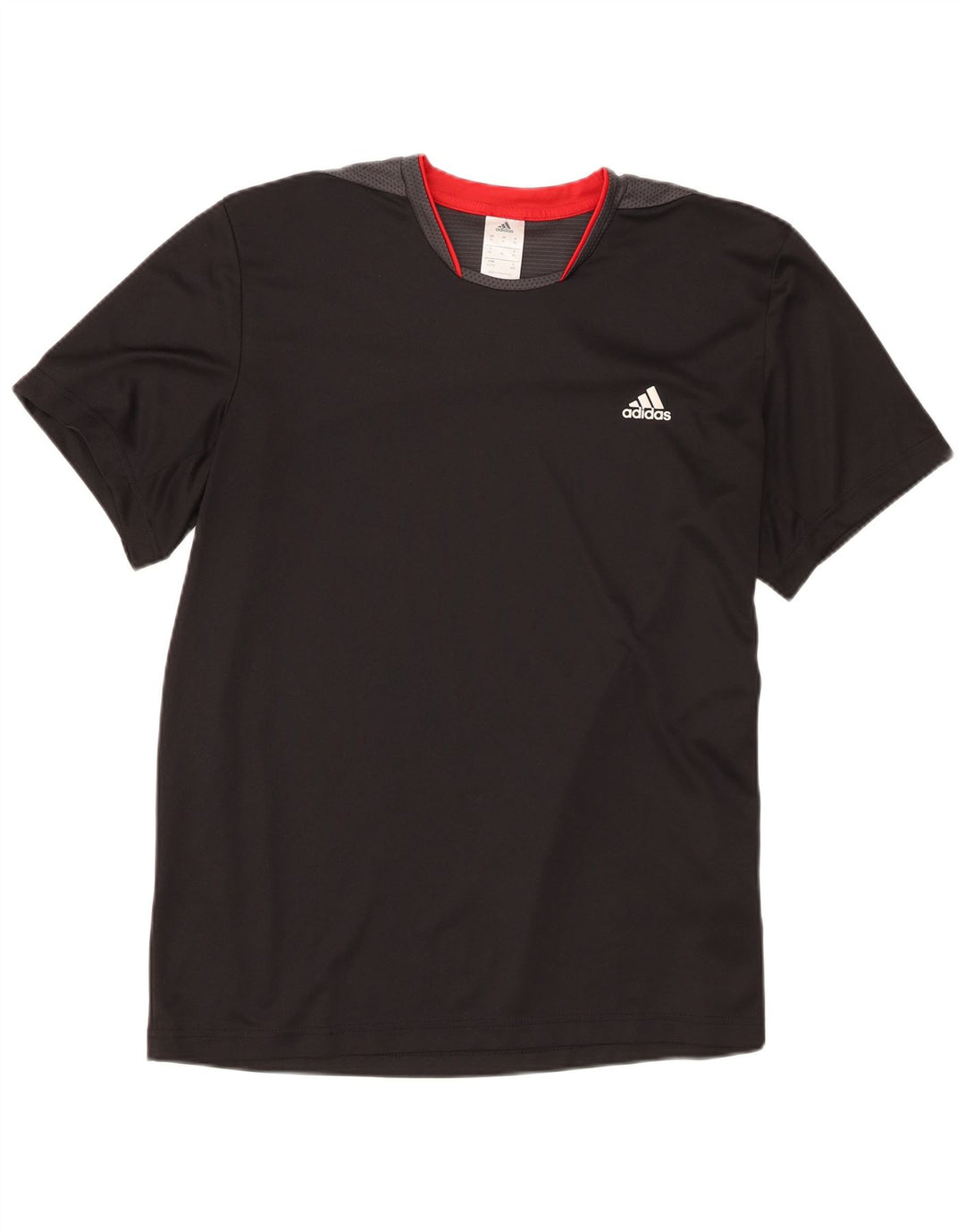 Adidas Mens T-Shirt Top XL Black Polyester