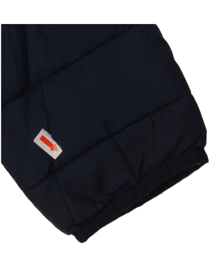 JACK & JONES Giacca imbottita con cappuccio da uomo UK 40 Large Blu Navy Poliestere